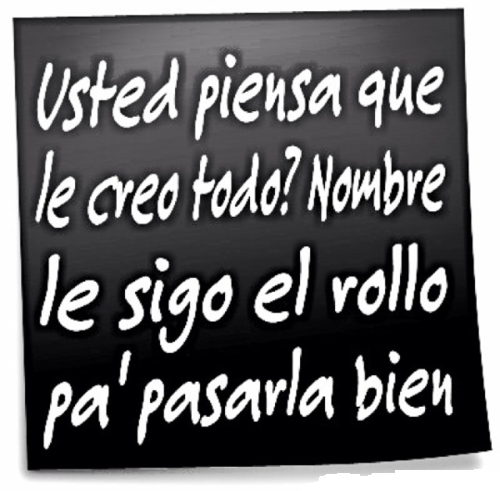 usted cree