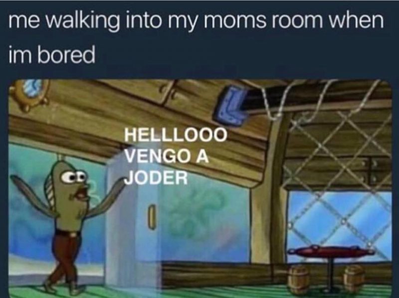 Me Walking Into My Moms Room When I'm Bored